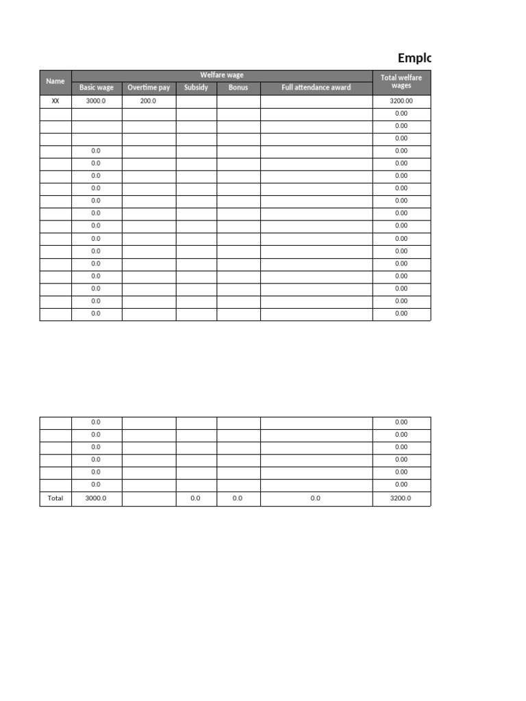 Employee Payroll Calculation Overview | PDF | Payroll | Employment ...