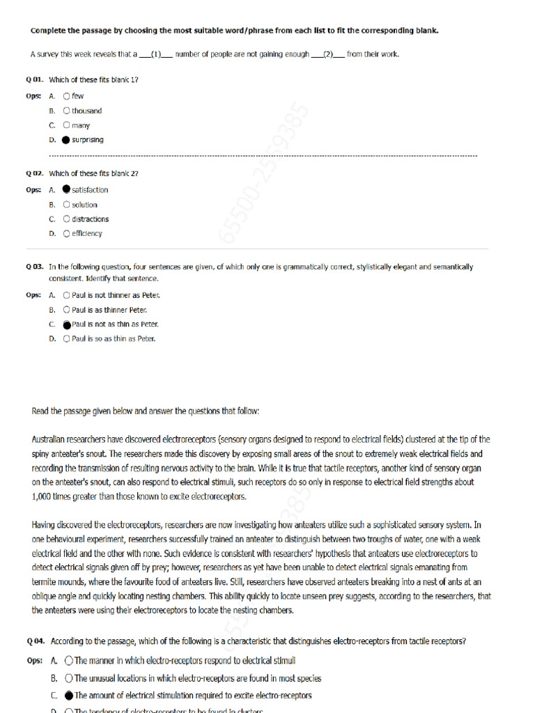 Test Paper 2 | PDF