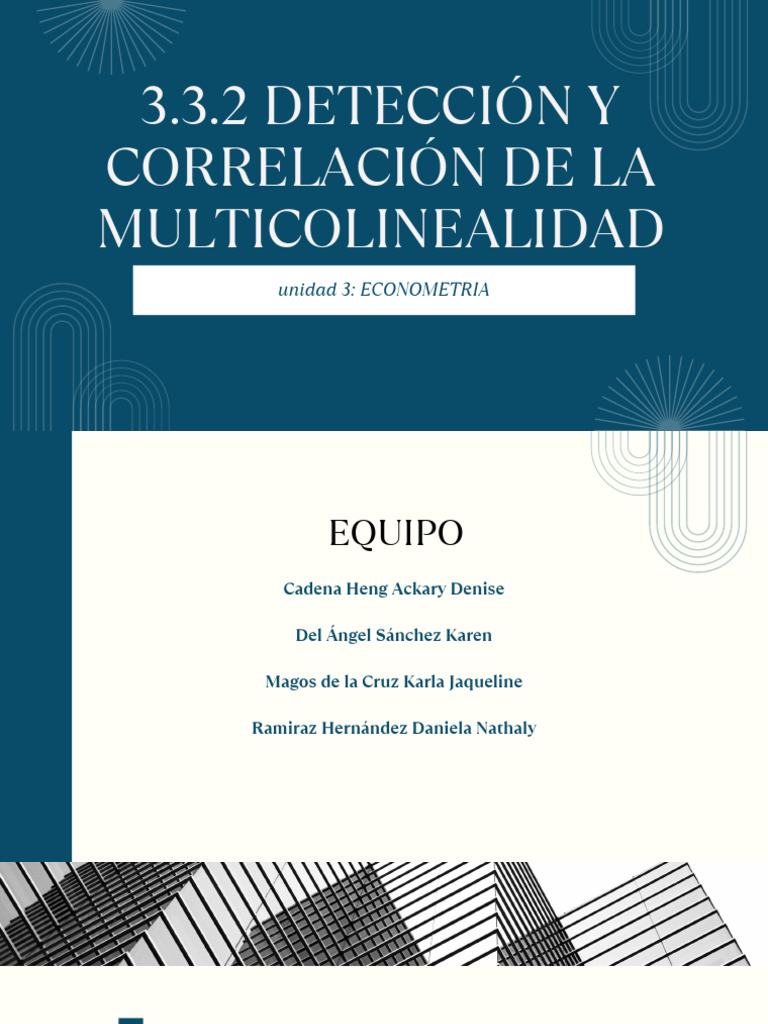 Detección y Corrección de Multicolinealidad | PDF | Multicolinealidad ...