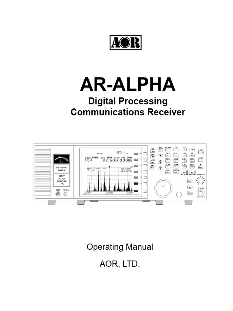Ar-Alpha: Digital Processing Communications Receiver | PDF | Computer ...