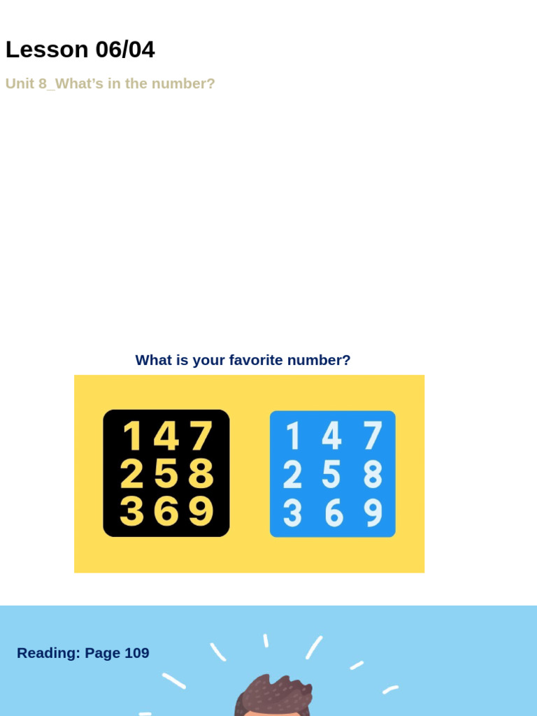 Unit 8: Exploring Favorite Numbers | PDF