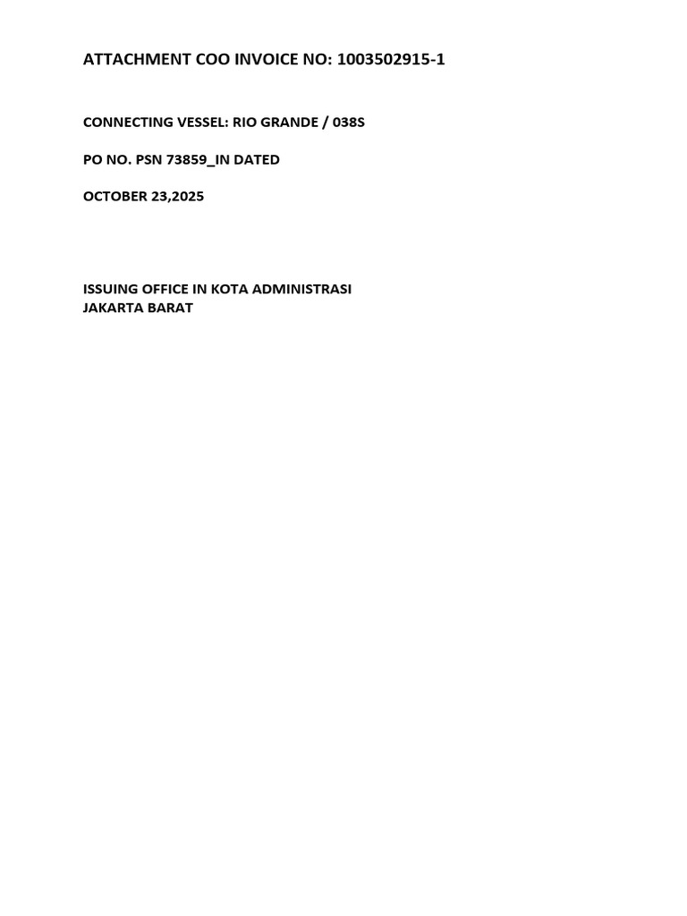 Attachment Coo Form Aanz 1003502915 | PDF