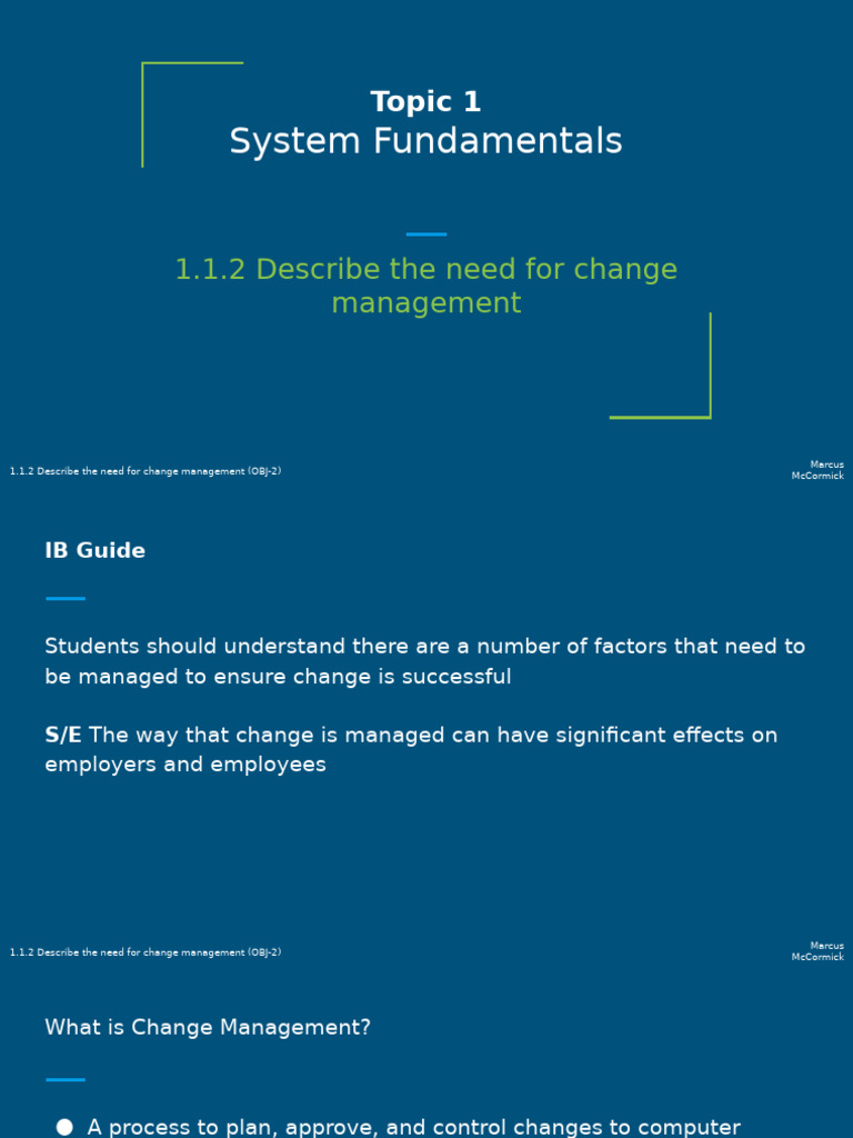 Importance of Change Management | PDF | Change Management | Business