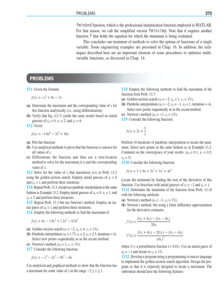 MATLAB fminbnd Function Overview | PDF | Function (Mathematics ...