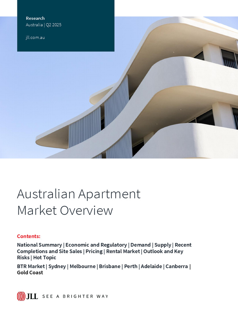 Australian Apartment Market Q2 2025 Insights | PDF | Apartment | Melbourne