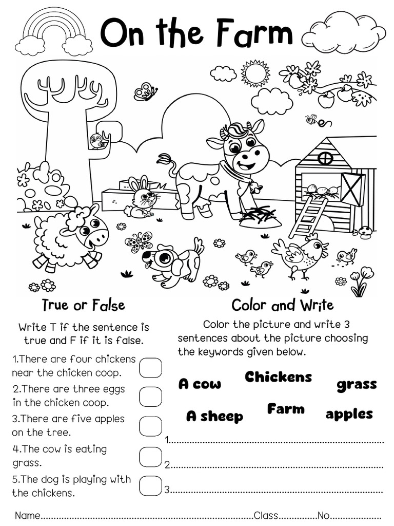 On The Farm | PDF | Farmer | Farms