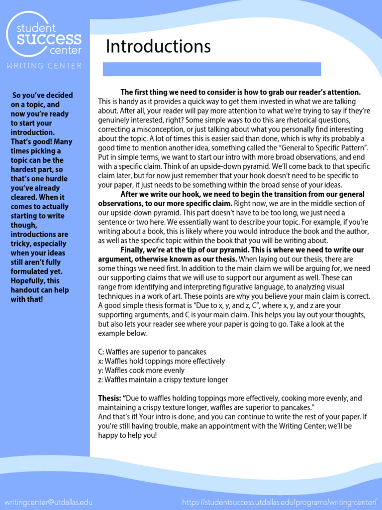 Crafting Engaging Introductions | PDF