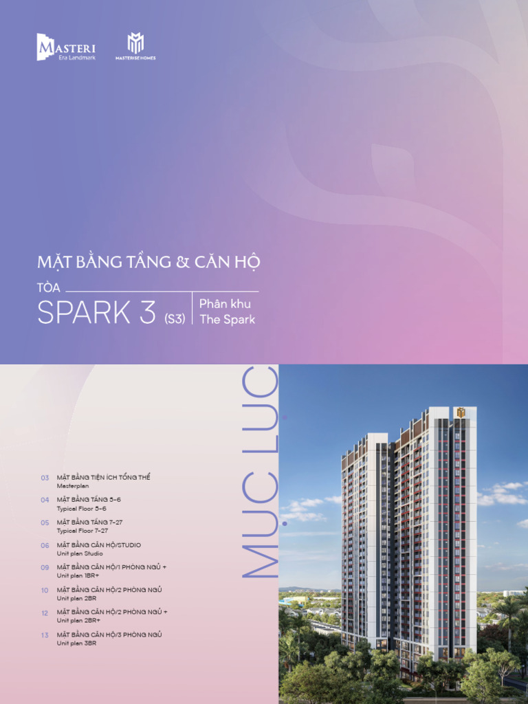 MEL - Unit Layout - Toà SPARK 3 | PDF