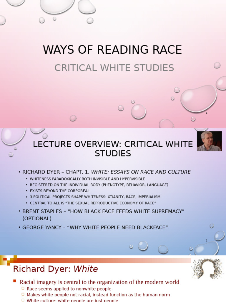 Understanding Whiteness in Critical Studies | PDF | Whiteness Studies ...