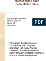 Laporan Keuangan HKBP Pardamean Medan Tahun 2010