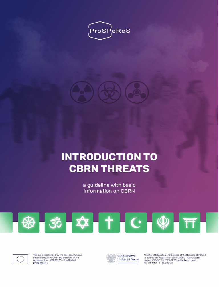 CBRN Threats: Essential Guidelines | PDF | Chemical Warfare | Cbrn Defense