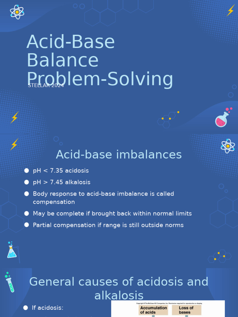 Acid Base Balance Problem Solving | PDF | Intensive Care Medicine ...