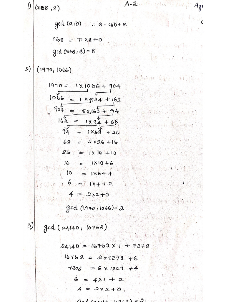 Unit 1 and 2 Problems Answer | PDF