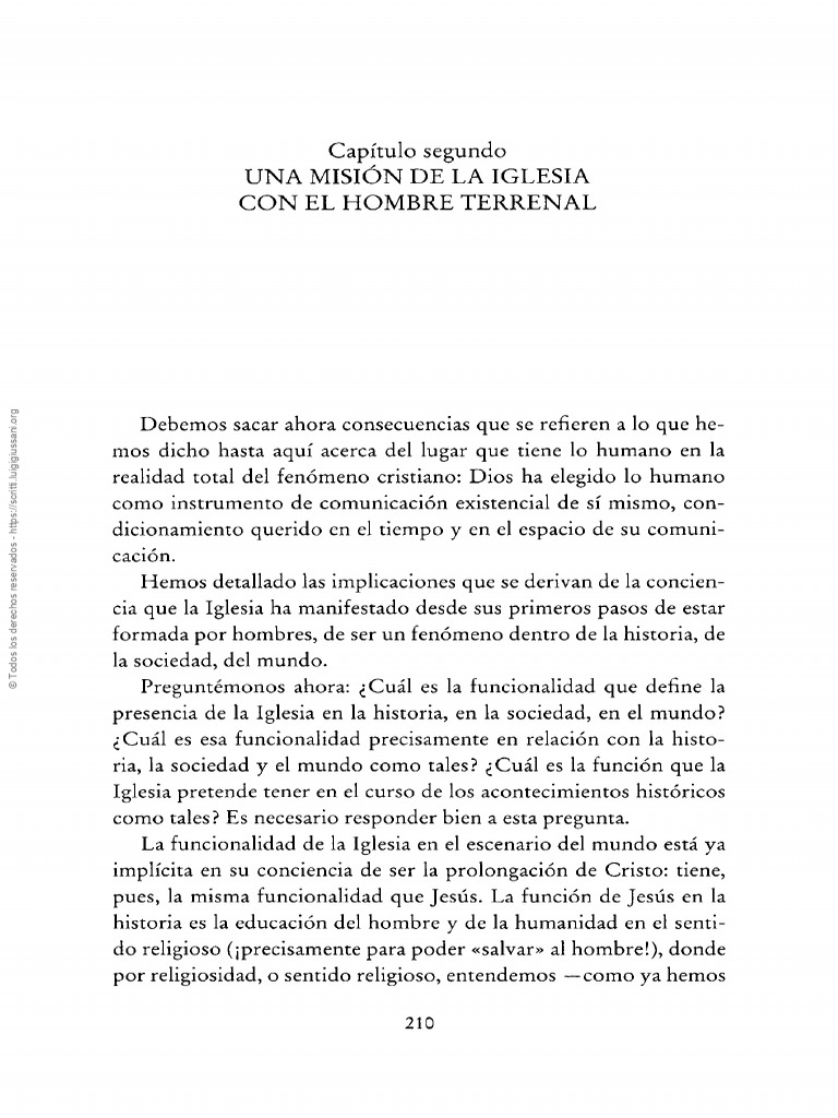 Función de la Iglesia en la Historia | PDF | Jesús | Iglesia cristiana