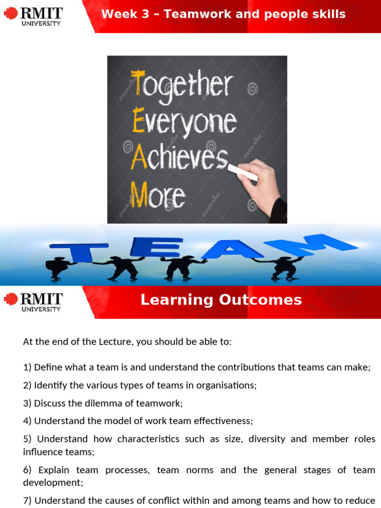 Teamwork Skills and Effectiveness Guide | PDF | Applied Psychology ...