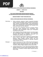 Download Perkap Nomor 2 Th 2012 Ttg Pengaduan Masyarakat by Siwas Polres Ciamis SN95237733 doc pdf