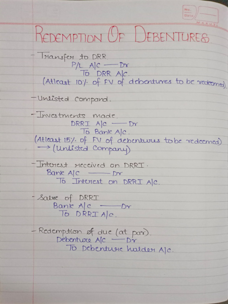 Redemption of Debentures Notes 1741238 2025 10-30-11 30 | PDF
