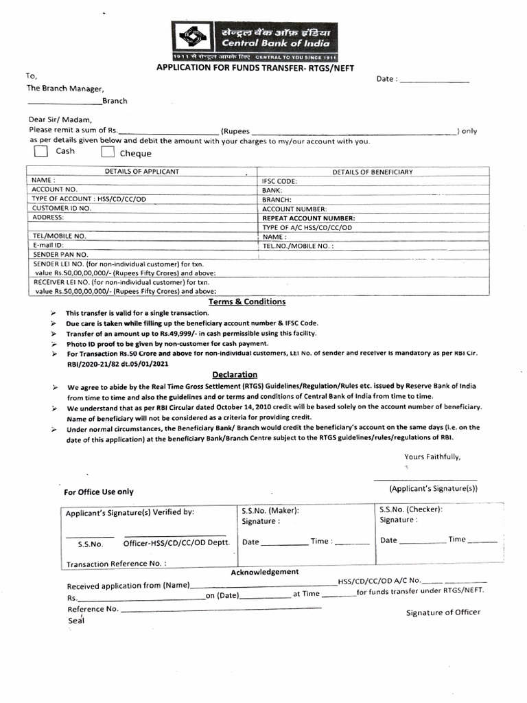 RTGS/NEFT Funds Transfer Application | PDF | Banking Technology | Payments