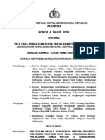 Perkap No 04 TH 2008 TTG Cara Pengajuan Biaya Perjalanan Dinas Mutasi