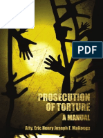 Manual On The Prosecution of Torture