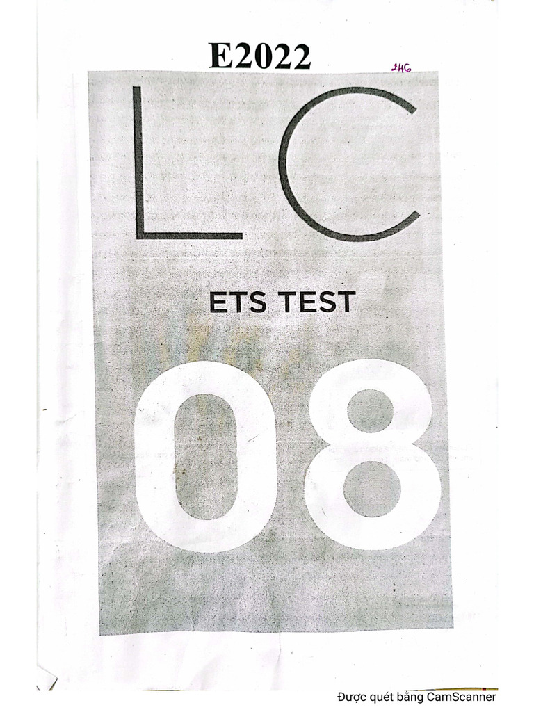 E2022 - Test 8 - Part 7 RC | PDF