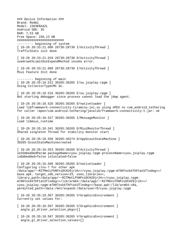 Log-2025 10 26 08 35 | PDF | Computing | Computer Programming