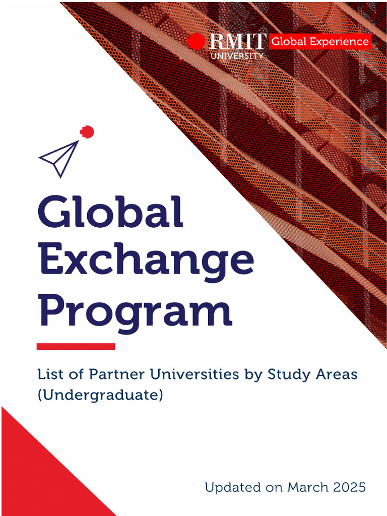 Global Exchange Program List of Partner Universities Undergraduate ...