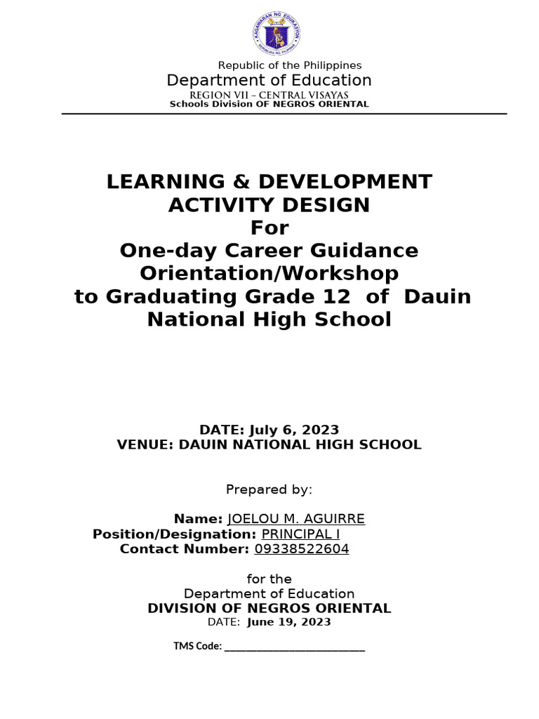 Career Guidance Workshop for Grade 12 Students | PDF | Job Interview
