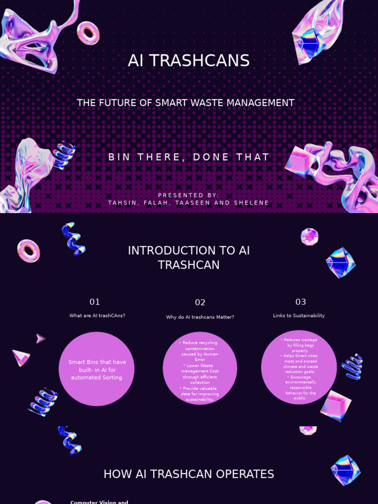 Future of AI Trashcans in Waste Management | PDF | Recycling | Waste