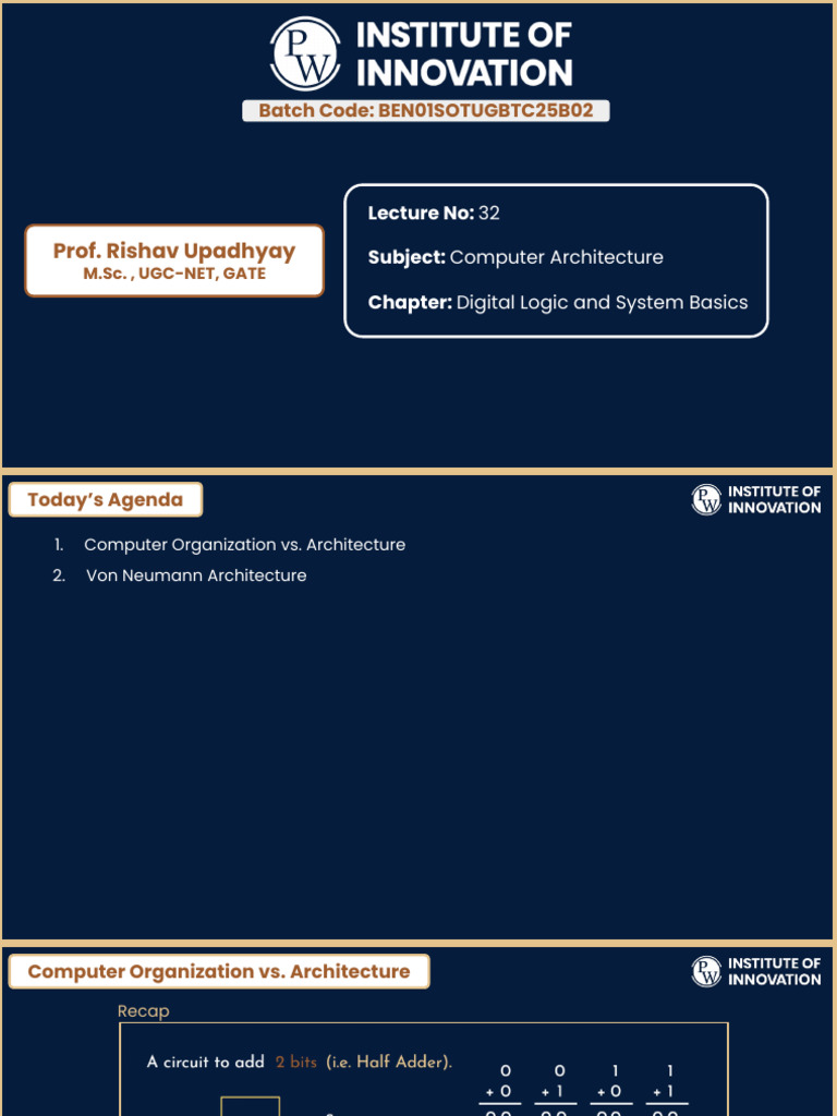 Computer Architecture Basics Explained | PDF | Computer Architecture ...