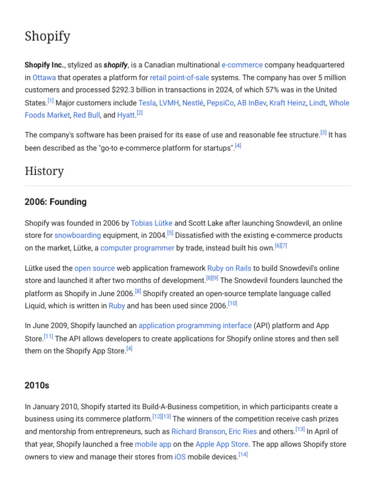 SHOPIFY WIKIPEDIA visual data 4
