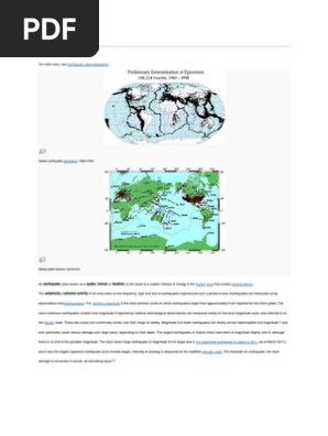 Earthquake Earthquakes Fault Geology