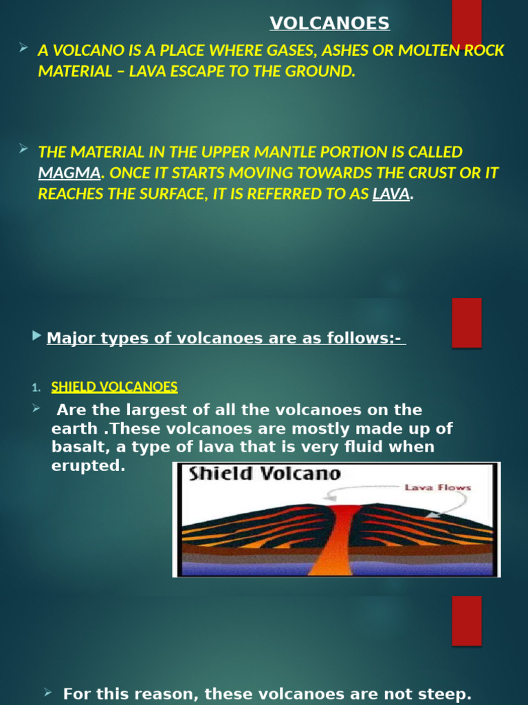 Volcanoes | PDF | Volcano | Lava