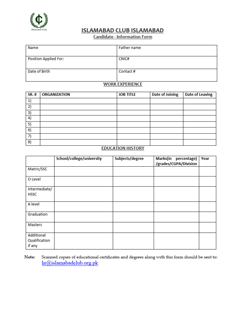 Form | PDF
