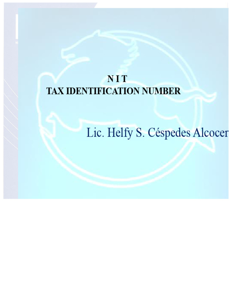 How To Obtain Nit | PDF | Password | Identity Document