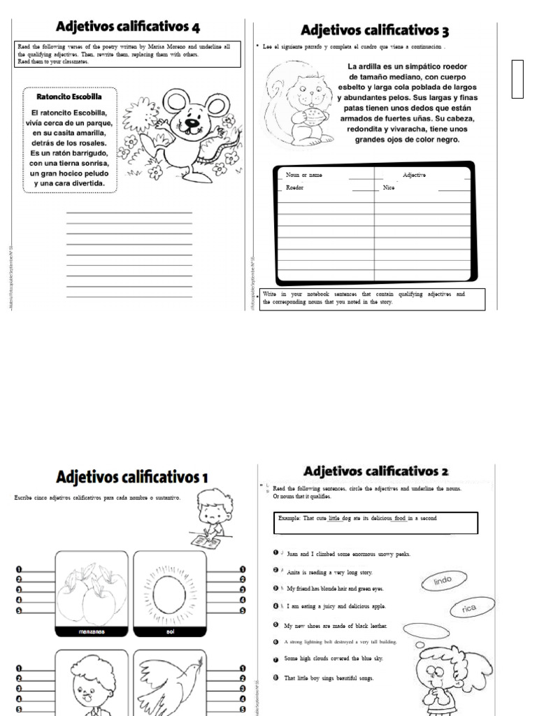 Qualifying Adjectives | PDF