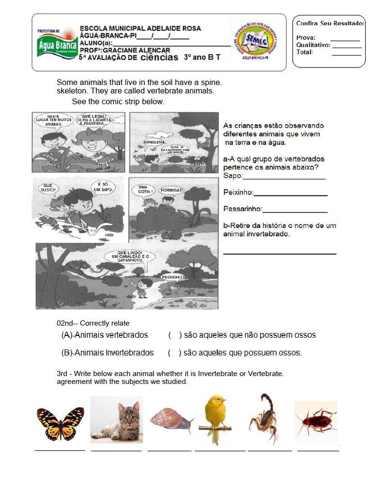 5 Science Test PDF | PDF