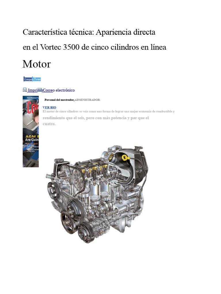 Motor Vortec 3500