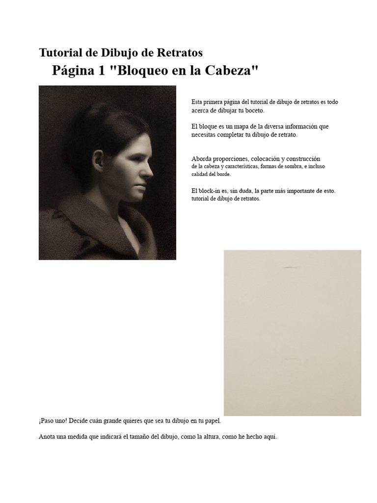 Rtrait Dwing Torial PDF | PDF | Dibujo | Cara
