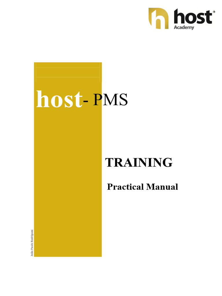 Host PMS Training Manual Overview | PDF | Button (Computing) | Information