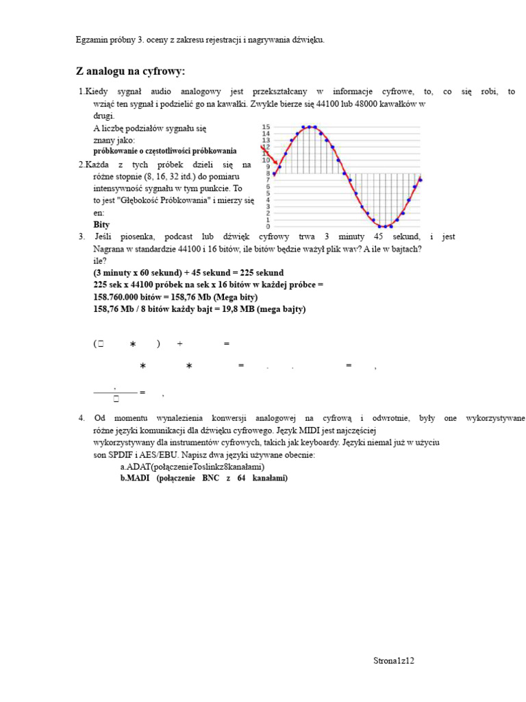 Egzamin Powtórka CGS 2 Ev Z Odpowiedziami | PDF