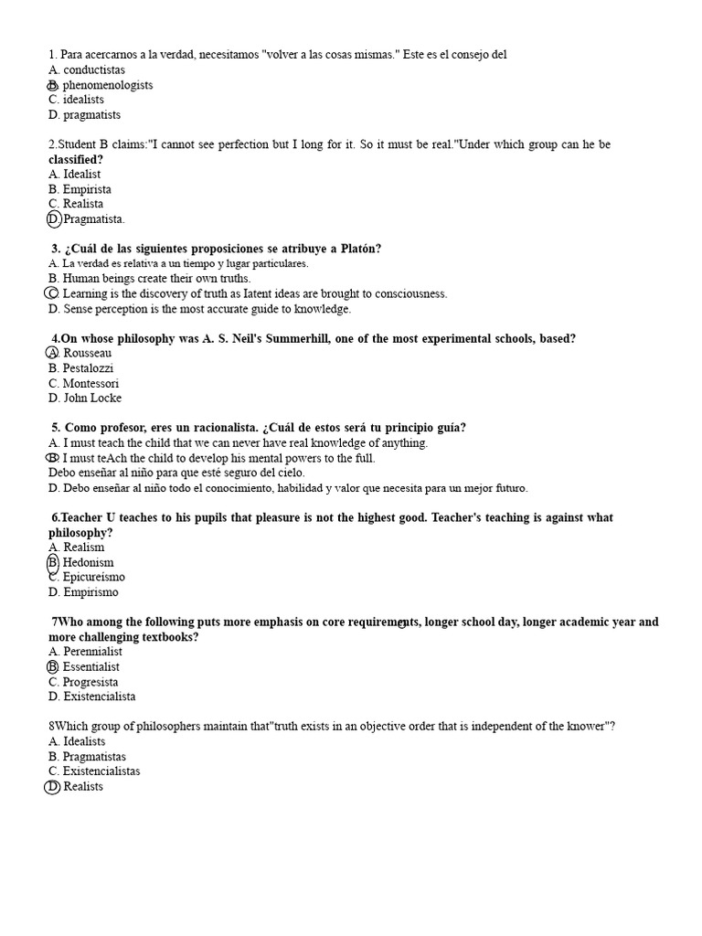 11 Prof Ed | PDF | Thought | Learning
