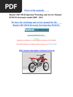 Honda VFR 750 F RC24 86 87 Service Manual PDF | PDF