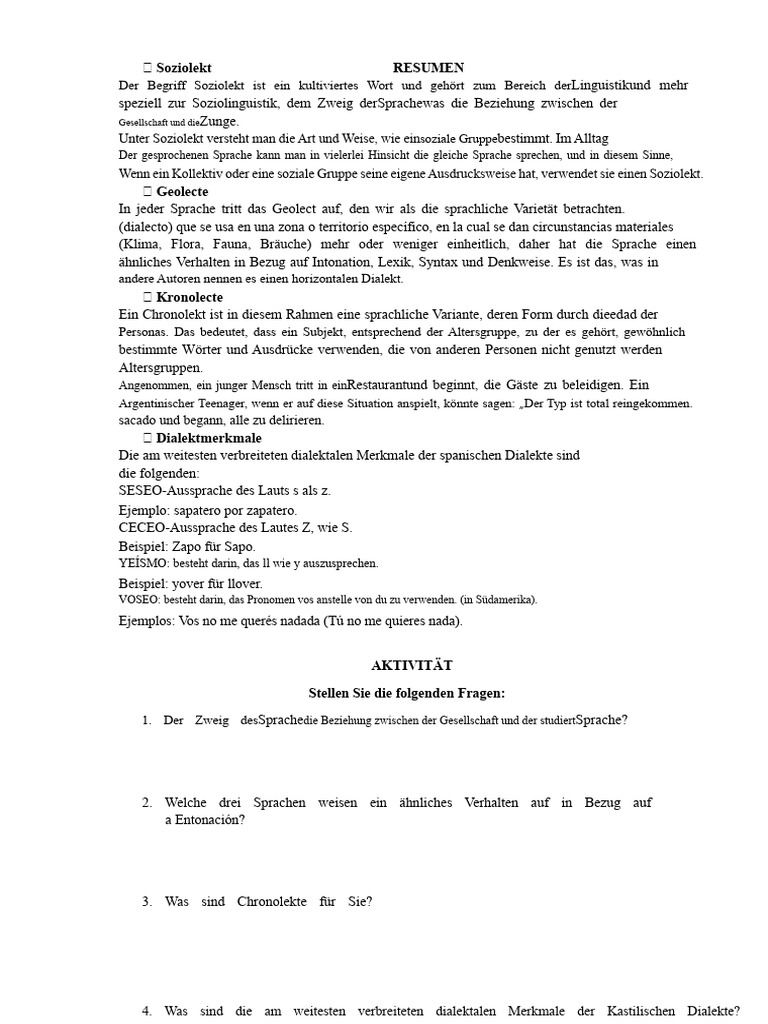 Sociolekt | PDF