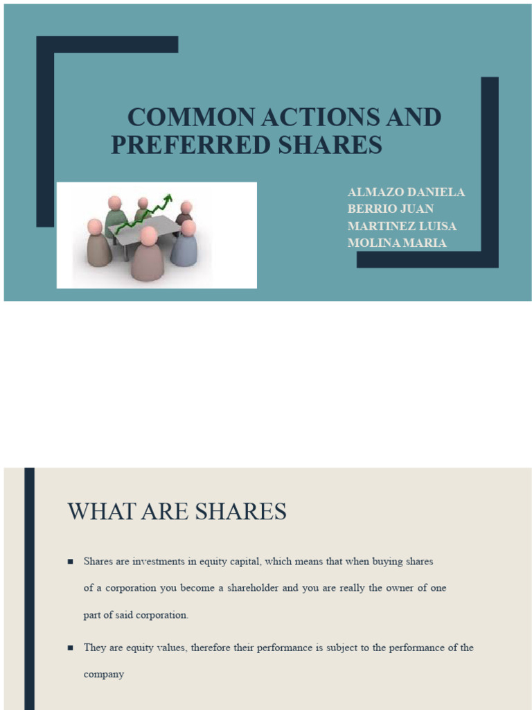 Common and Preferred Shares | PDF | Preferred Stock | Stocks
