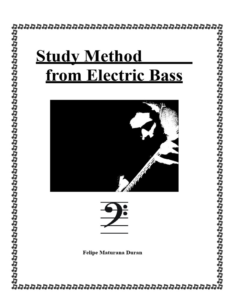 Electric Bass Study Method Guide | PDF | Harmonic | Scale (Music)