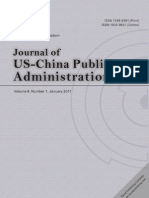 The Abstract of Journal of US-China Public Administration (2011.01)