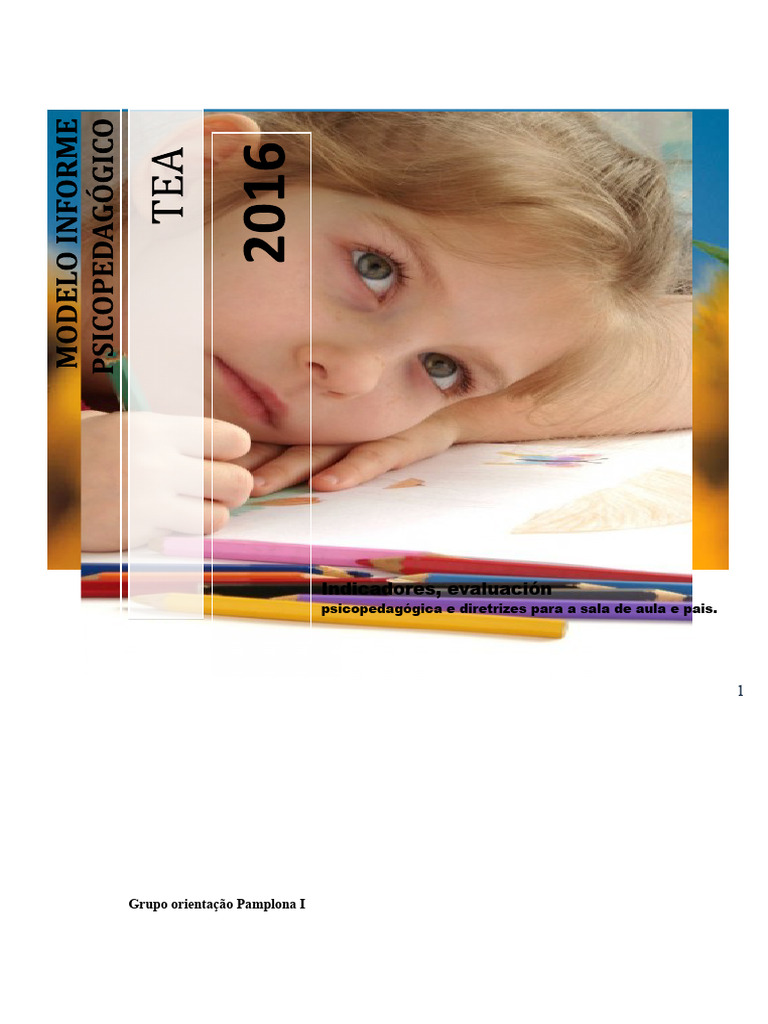 Modelo de Relatório TEA | PDF | Autismo | Síndrome de Asperger