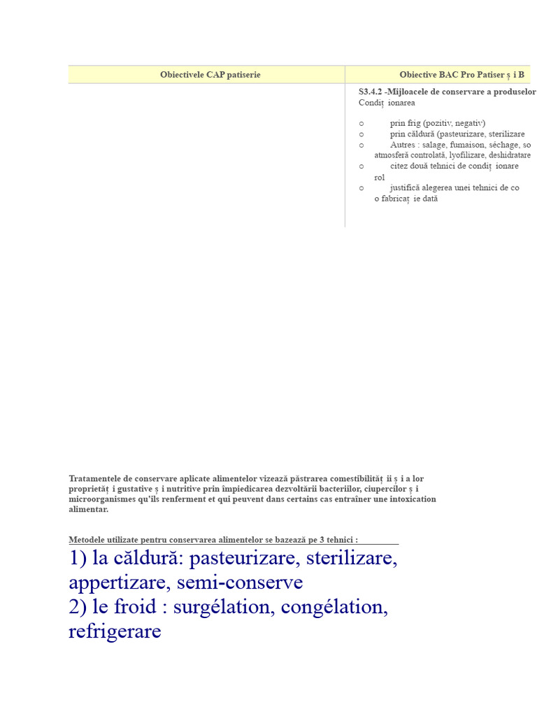 Tehnicile de Conservare | PDF