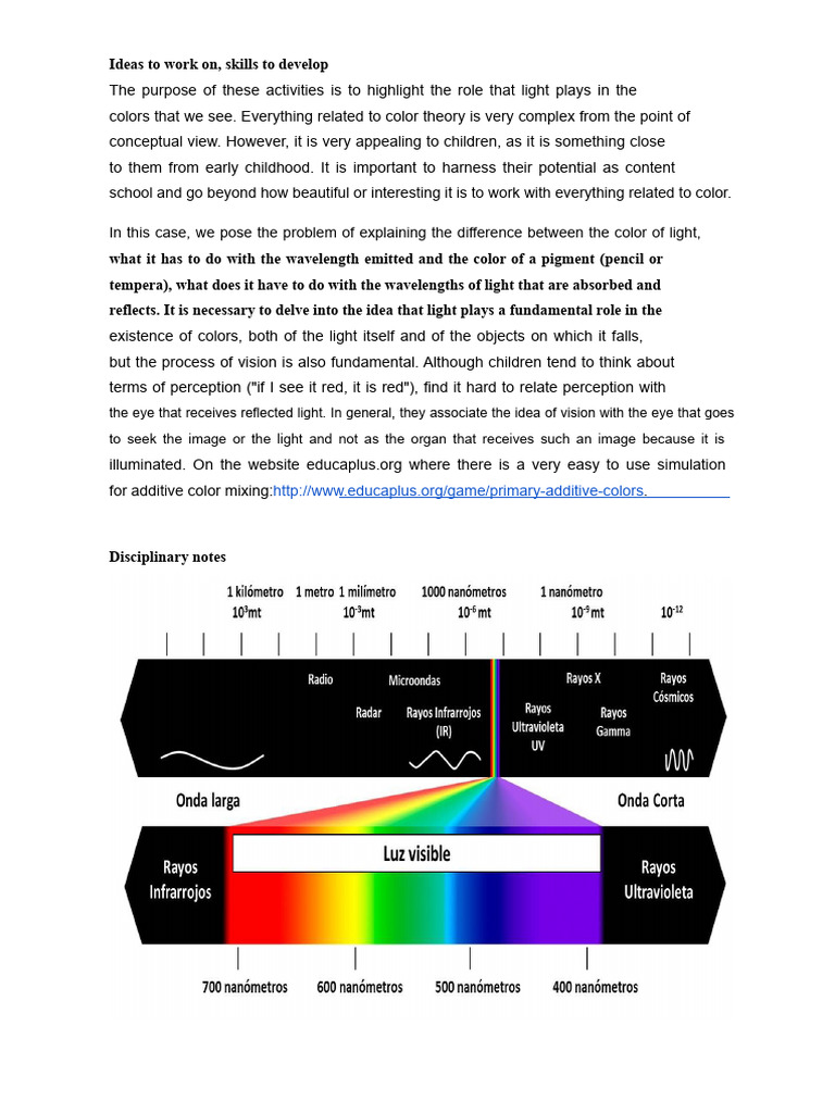 Understanding Color Through Light Experiments | PDF | Color | Light